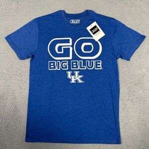 Kentucky Wildcats Shirt Adult Size Medium Blue Go Big‎ Blue UK Graphic Tee New